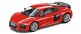 Audi R8 V10 plus Coupe (red).