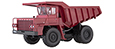 BELAZ-540 (red).