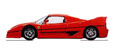 Ferrari F50 (red).