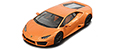 Lamborghini Huracan LP 580-2 (orange metallic).