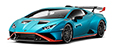 Lamborghini Huracan STO (blue/orange).