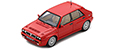 Lancia Delta HF Integrale Evoluzione (red).