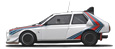 Lancia Delta S4 (white).