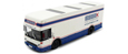 Mercedes-Benz O 317 Race Car Transporter - Team Porsche Essex Motorsport (white/blue).