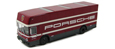 Mercedes-Benz O 317 Race Car Transporter - Team Porsche Salzburg Racing (red).