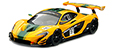 McLaren P1 GTR (yellow/green).