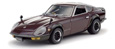 Nissan Fairlady 240Z (maroon).