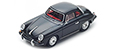 Porsche 356 B Karmann Hardtop Coupe (black).