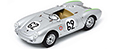 Porsche 550 Spyder #62 (silver).