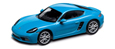 Porsche 718 Cayman S (blue).