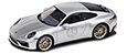 Porsche 911/992 Carrera GTS #46 'Le Mans Centenaire Edition' (silver).