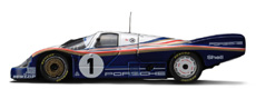 Porsche 956 #1 (white/blue).