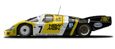 Porsche 956 B #7 (yellow).