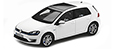 Volkswagen Golf 7 GTI (white).